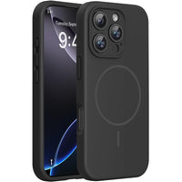 Magnetic for iPhone 17 Pro Max Case, Compatible with MagSafe, Integrated Silicone Camera Control Cover, 3.0mm Thicken Shockproof Drop Protection Phone Case for 17 ProMax, Orange