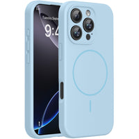 Magnetic for iPhone 17 Pro Max Case, Compatible with MagSafe, Integrated Silicone Camera Control Cover, 3.0mm Thicken Shockproof Drop Protection Phone Case for 17 ProMax, Orange