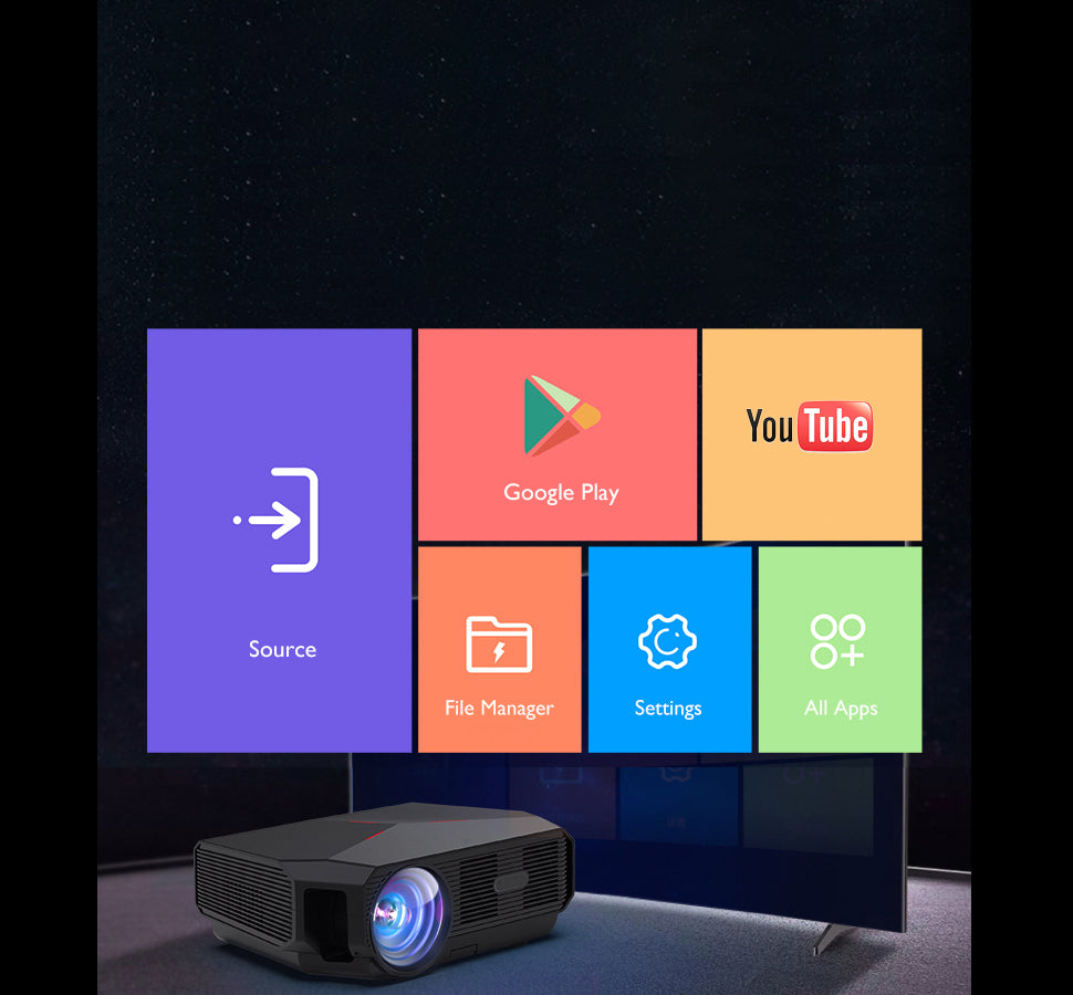 Projektor A4300 z systemem Android